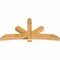 Ekena Millwork Alberta Rough Sawn Timber Gable Bracket, Western Red Cedar, 84"W x 42"H x 6"D x 6"F, 12/12 Pitch GBW084X42X0606ALB00RWR - alternate 2
